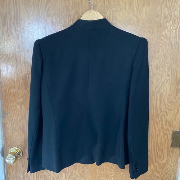 Vintage 1980s Nolan Miller for DYNASTY Black Wool Jacket w/Jet Beaded lapels - Picture 7 of 11